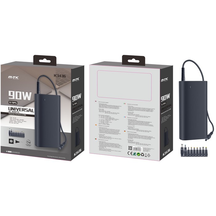 CARGADOR UNIVERSAL MTK K3436 90W                  