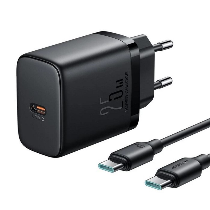 CARGADOR RED JOYROOM TCF11, USB-C, 25W, FAST CHARG