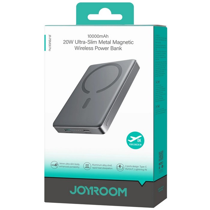 BATERIA POWER BANK JOYROOM JRPBM08 10000MAH INALAM