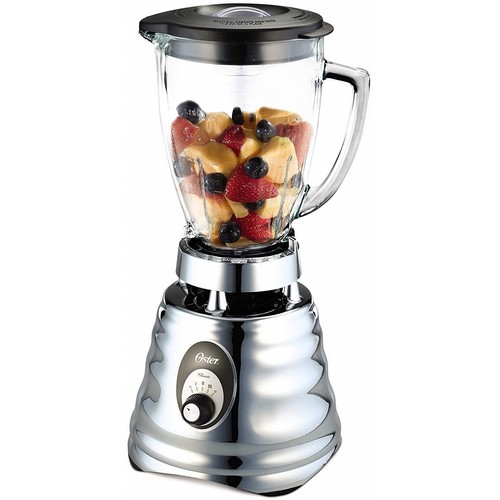 BATIDORA OSTER 4655, 600W, VASO CRISTAL, INOX     