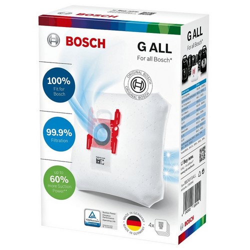BOLSA ASPIRADORA BOSCH BBZ41FGALL, 4 BOLSAS       