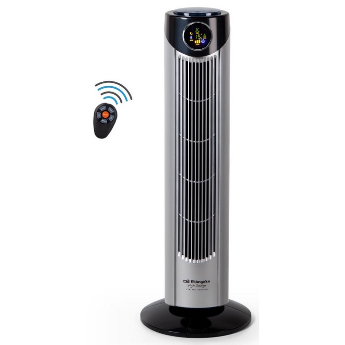 VENTILADOR ORBEGOZO TWM1010 DE TORRE, 45W, MANDO  