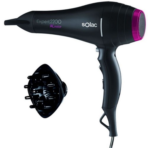 SECADOR SOLAC SP7151, 2200W, MOTOR AC, DIFUSOR    