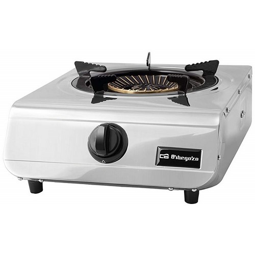 HORNILLO ORBEGOZO FO1710 1 FUEGO GAS INOX SIN TAPA