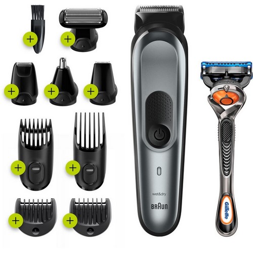 CORTAPELO BRAUN MGK7221, 10 EN 1, PELO BARBA CUERP