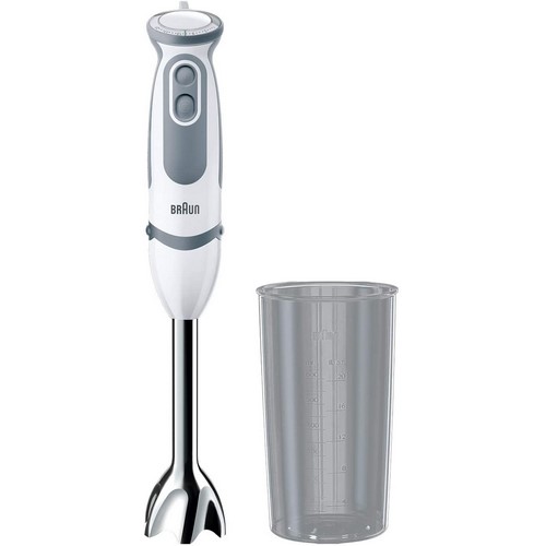BATIDORA BRAUN MQ5200, 1000W, BLANCA, PIE INOX    