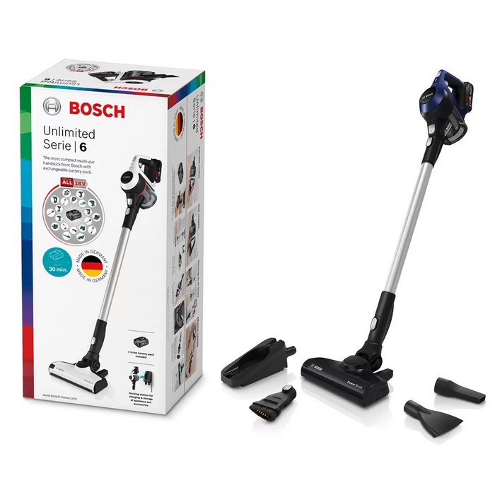 ASPIRADORA BOSCH BBS611MAT, SIN BOLSA, 18V, 2 EN 1