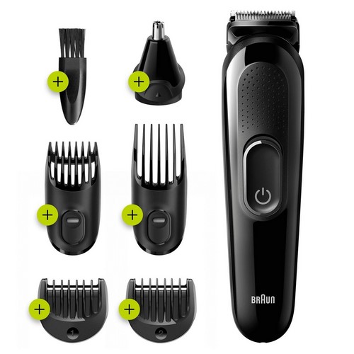 CORTAPELO BRAUN MGK3220, 6 EN 1, PELO CARA BARBA  