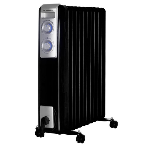 RADIADOR ORBEGOZO RN2500 2500W ACEITE, NEGRO      