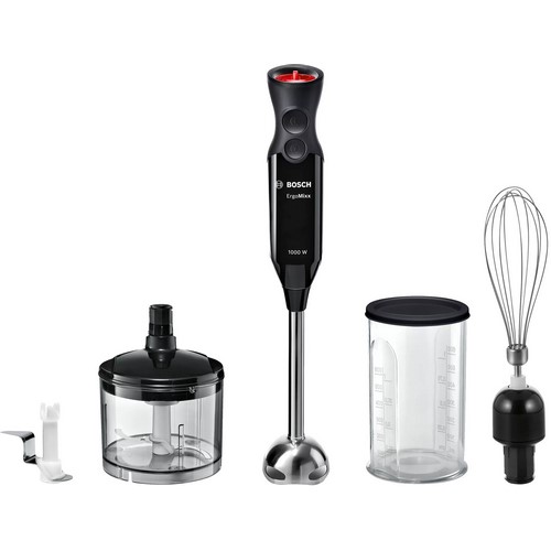 BATIDORA BOSCH MS61B6170 1000W NEGRA, CON PICADORA