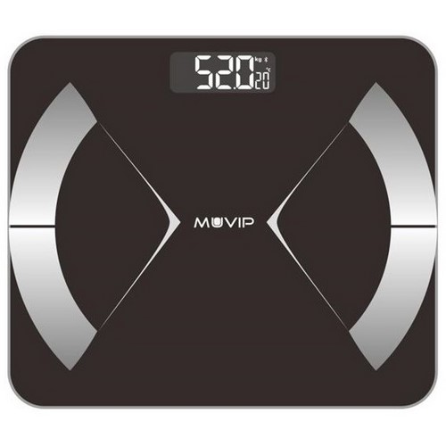 BASCULA BAO MUVIP MV0292 180KG NEGRO BLUETOOTH   