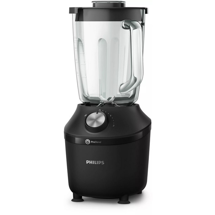 BATIDORA PHILIPS HR2291/01 600W VASO CRISTAL NEGRA