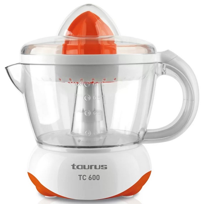 EXPRIMIDOR TAURUS TC600 0,7L, 40W BLANCO/NARANJA  