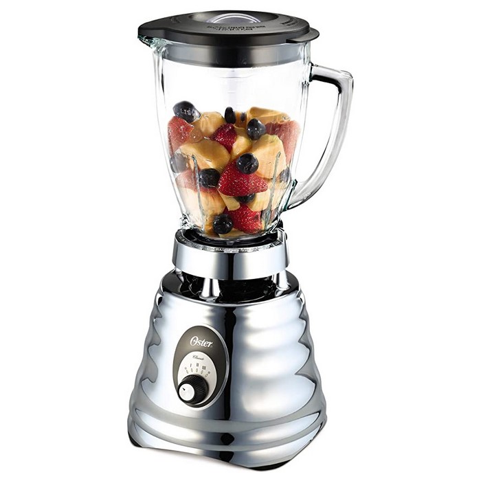 BATIDORA OSTER OBL245X, 600W, VASO CRISTAL, INOX  