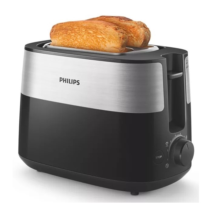 TOSTADORA PHILIPS HD2516/90 INOX DOBLE RANURA     