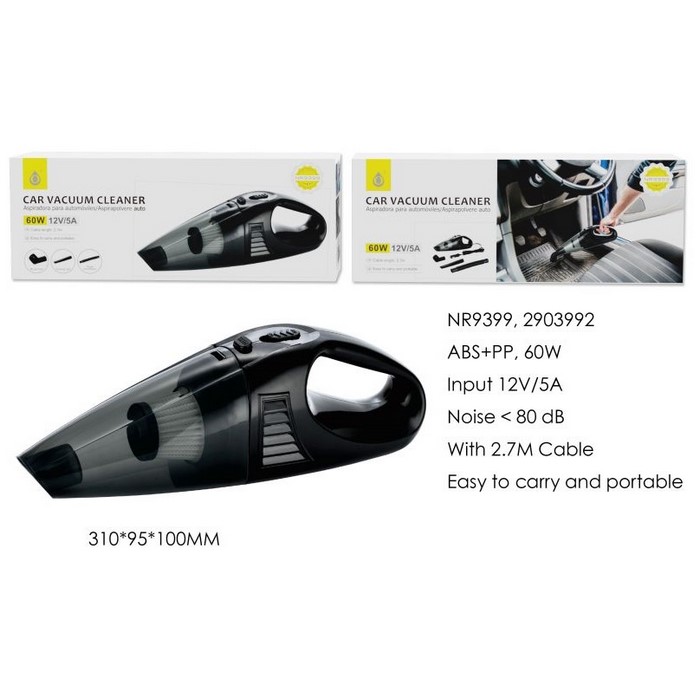 ASPIRADORA ONE+ NR9399, AUTOMOVILES, 60W, NEGRA   