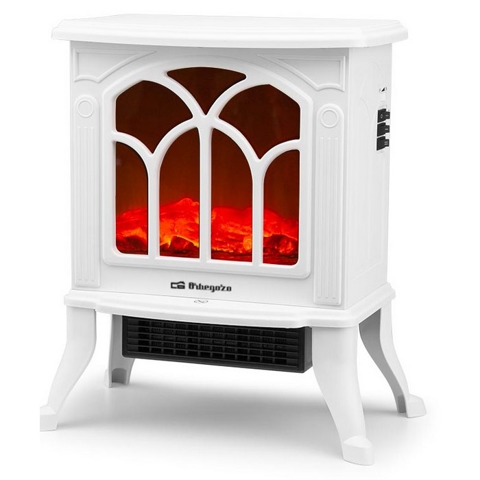 CHIMENEA ORBEGOZO ELECTRICA CM9021 1500W BLANCA   