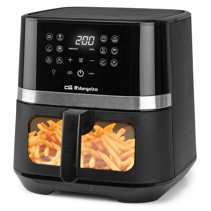 FREIDORA ORBEGOZO FDR68, 6,5LIT 1800W SIN ACEITE  