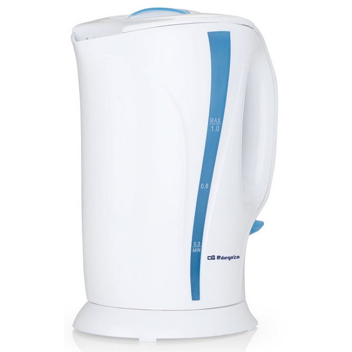 HERVIDOR ORBEGOZO KT5002, 1 LITRO, 900W, BLANCO   