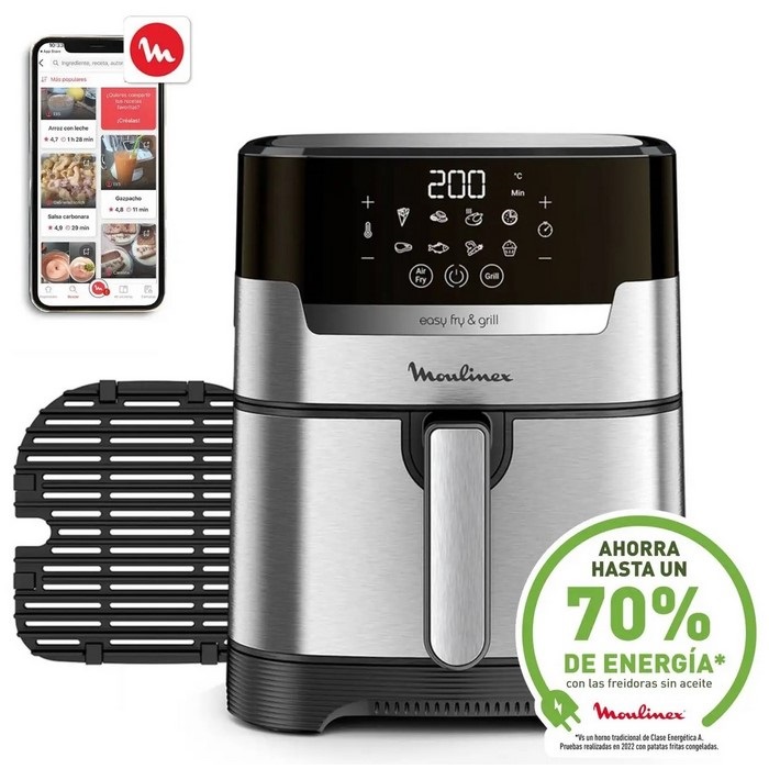 FREIDORA MOULINEX EZ505D10 4,2LIT 1400W SIN ACEITE