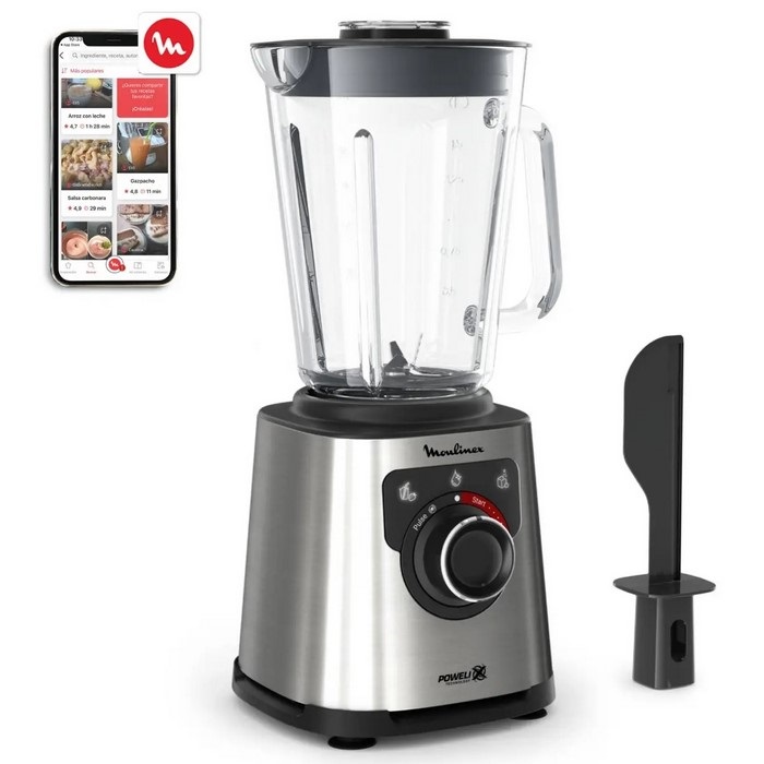 BATIDORA MOULINEX LM871D10 1200W VASO CRISTAL INOX