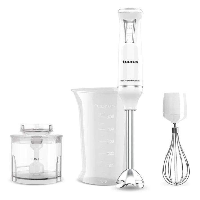 BATIDORA TAURUS BAPI 750 PURE PLUS INOX + PICADORA