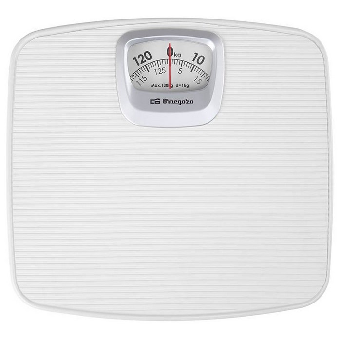 BASCULA BAO ORBEGOZO PB2011 130KG MECANICA BLANCA