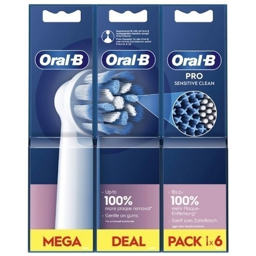 RECAMBIO BRAUN ORAL-B EB60-6 SENSITIVE, 6 UNIDADES