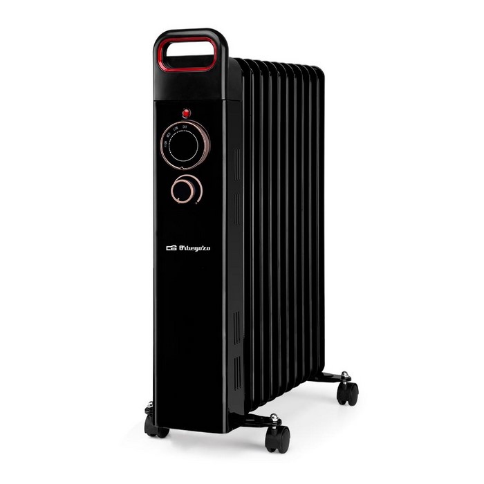 RADIADOR ORBEGOZO RUN2500 2500W ACEITE, NEGRO     