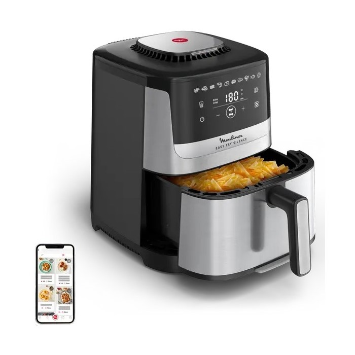FREIDORA MOULINEX EZ551HF0 SILENCE 5LIT SIN ACEITE