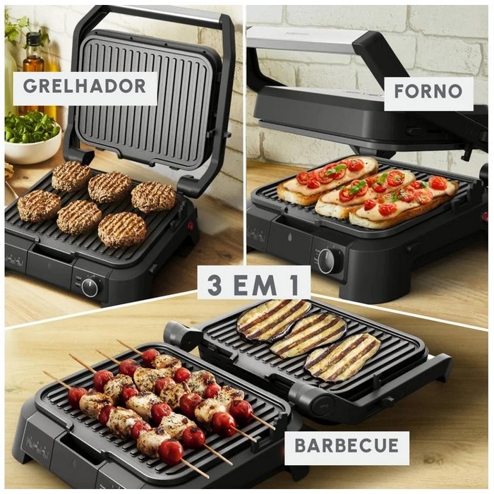 GRILL MOULINEX SANDWICHERA GI5108F0 2000W 180    