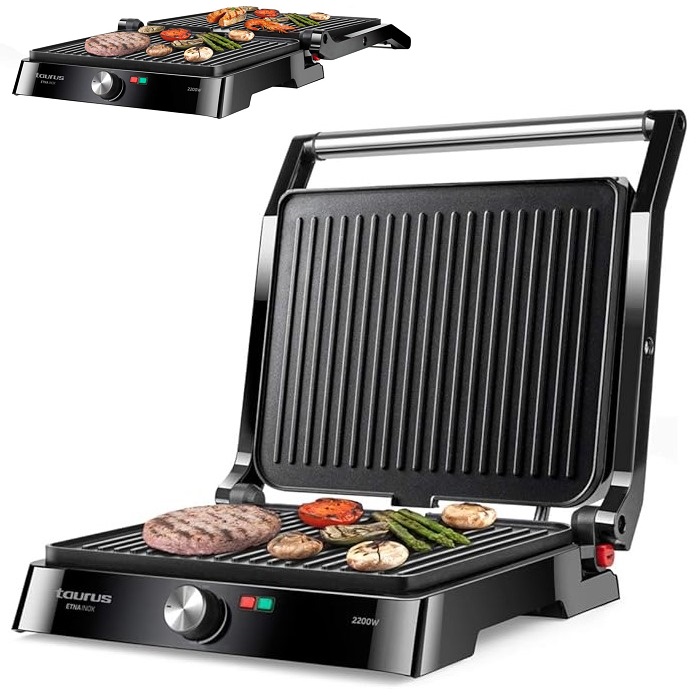 GRILL TAURUS SANDWICHERA ETNA 2200W AJUSTABLE     