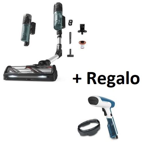 ASPIRADORA ROWENTA RH9A32DR SIN BOLSA  2 EN 1 FLEX