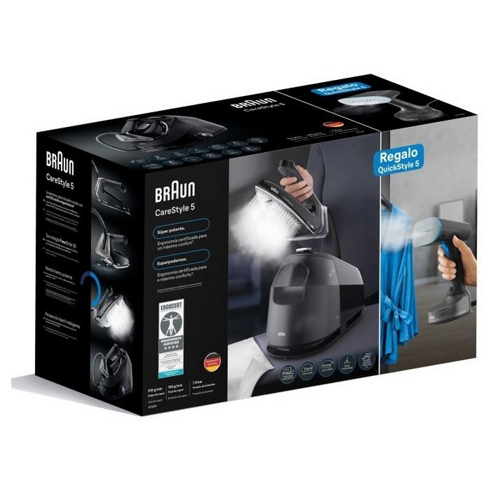 CENTRO PLANCHADO BRAUN IS5249BK+CEPILLO VAP GS5031