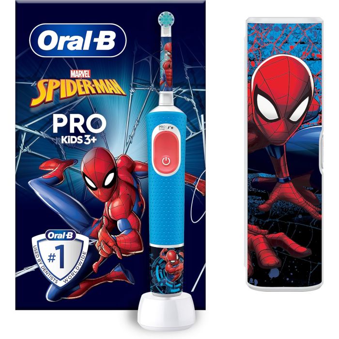 CEPILLO DENTAL BRAUN PRO KIDS SPIDERMAN + FUNDA   