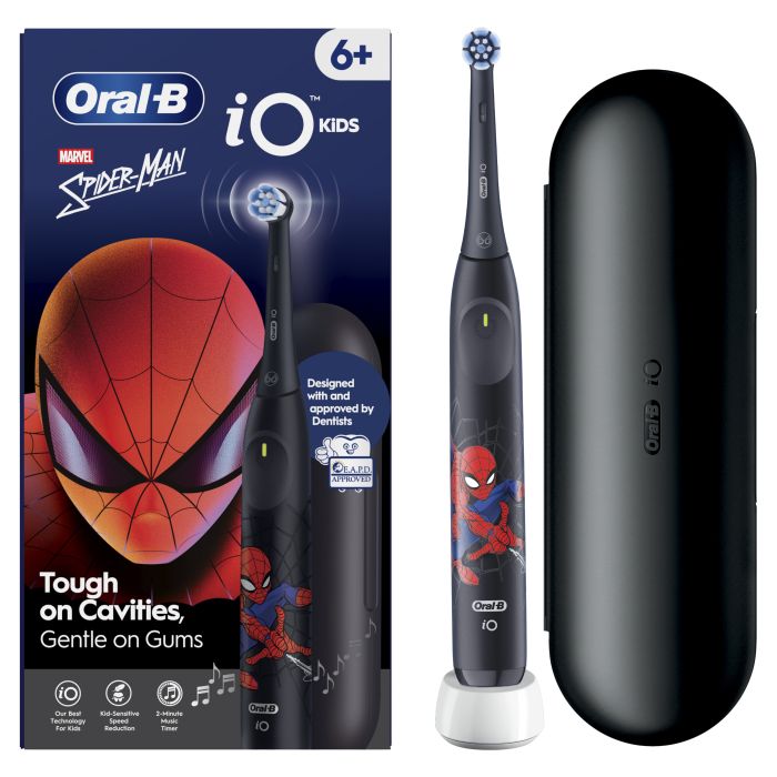 CEPILLO DENTAL BRAUN IO 2 JUNIOR SPIDERMAN + FUNDA