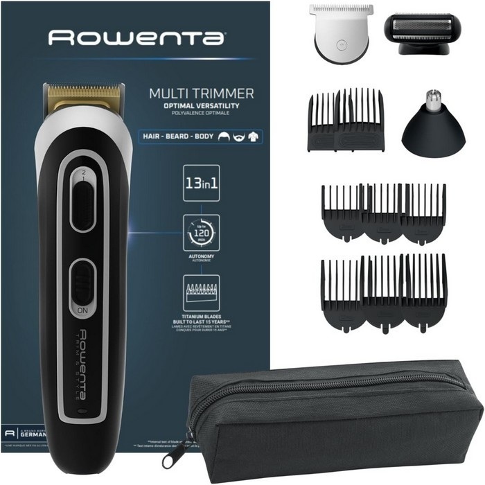 CORTAPELO ROWENTA TN91740F4, 13/1 CARA PELO CUERPO