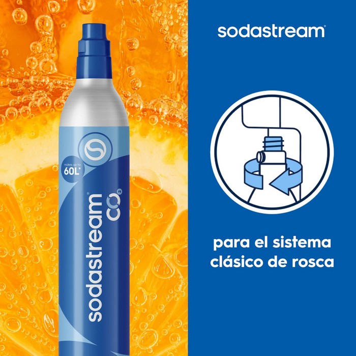 CILINDRO CO2 QUICK CONNECT AZUL SODASTREAM RECAMB 