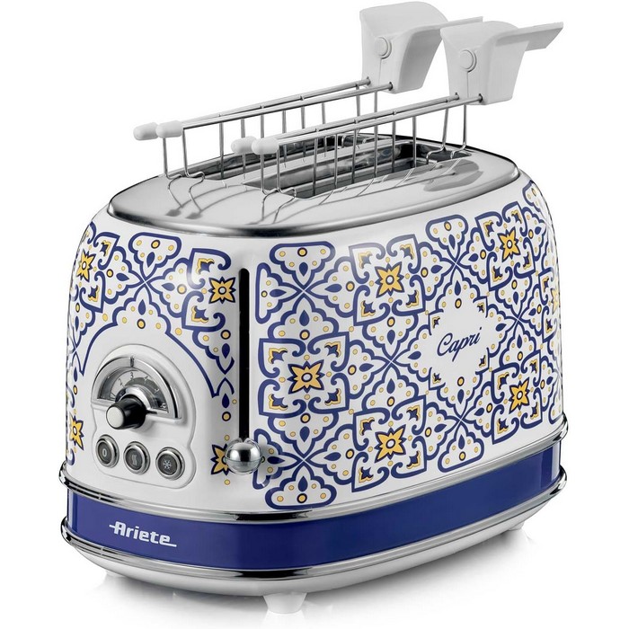 TOSTADORA ARIETE 155 CAPRI AZUL DISE�O            