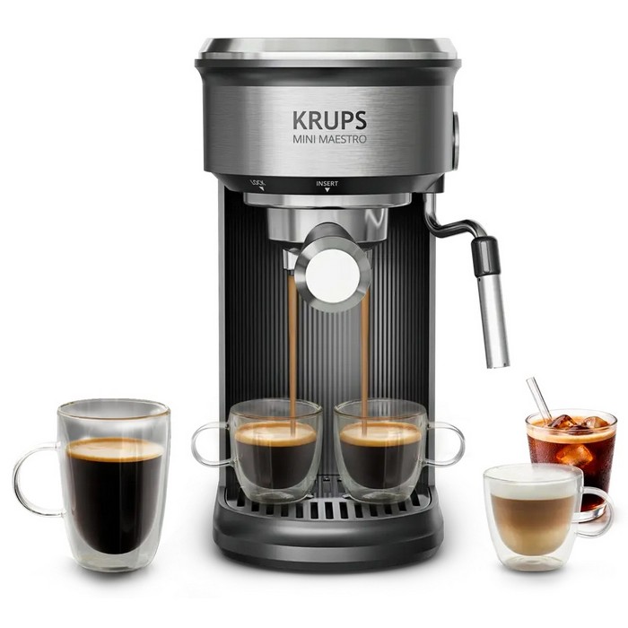 CAFETERA KRUPS XP350DE0 EXPRESSO CALIENTE / FRIO  