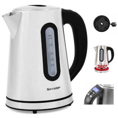 HERVIDOR SHARP SABK2002I 1,7LIT 2400W INOX DIGITAL