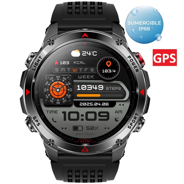 SMARTWATCH NAMASTE VOLCANO BLACK NS322801 GPS SUMG