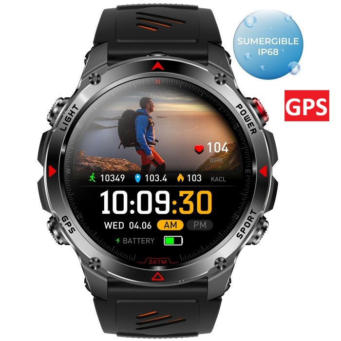 SMARTWATCH NAMASTE VOLCANO ORANGE NS322826 GPS SUM