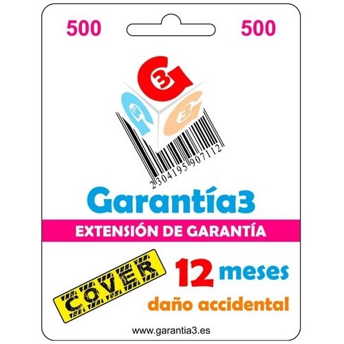 GARANTIA3 COVER DAO ACCIDENTAL MAXIMO 500 EUROS  