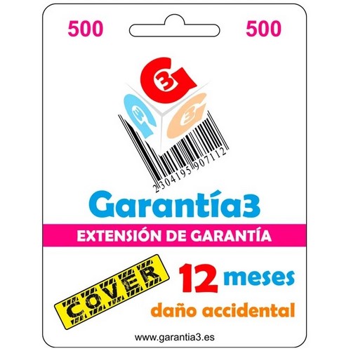 GARANTIA3 COVER DAO ACCIDENTAL MAXIMO 500 EUROS  